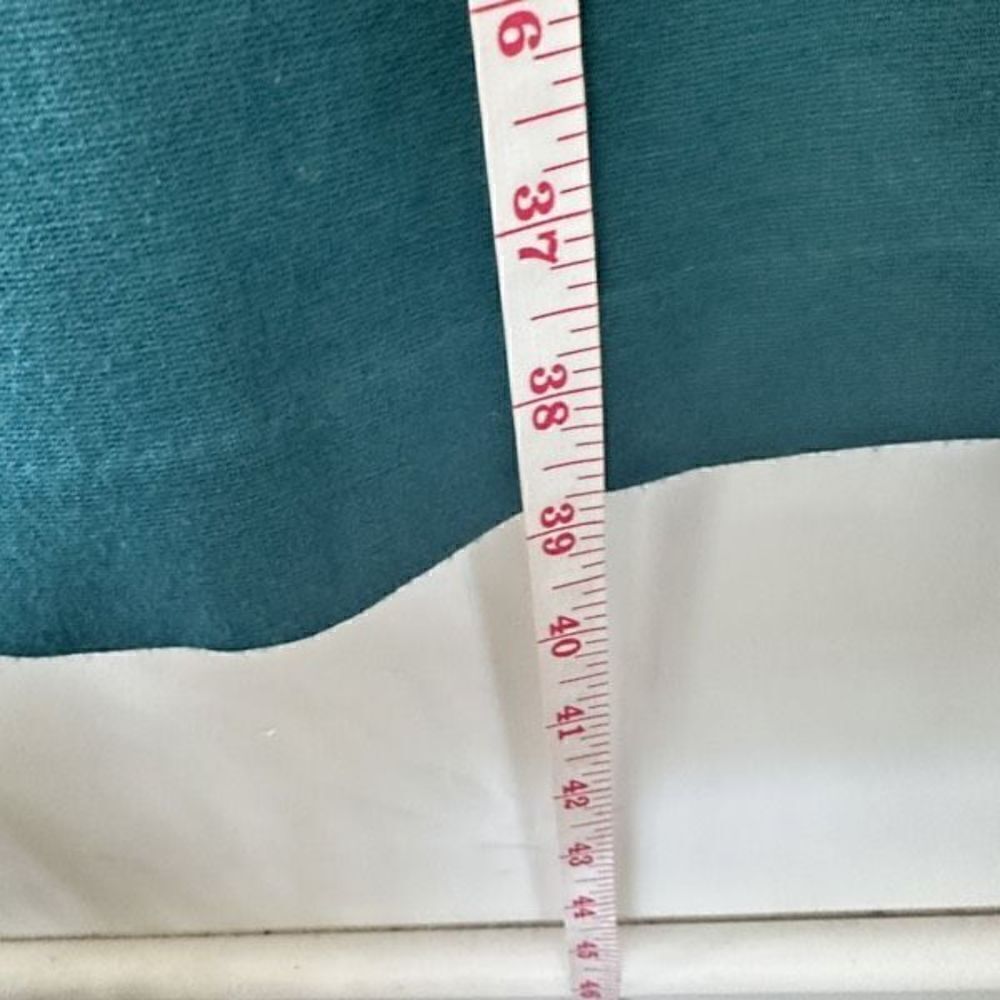 Talbots Women's Teal Knit Dress 3/4 Sleeve Career Exposed Zipper Size 10 - Picture 6 of 7